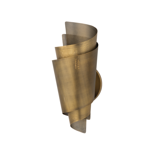 Blaisdell Wall Sconce by Troy Lighting in Patina Brass Finish