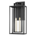 Load image into Gallery viewer, Amire Exterior Wall Sconce by Troy Lighting - Texture Black Finish
