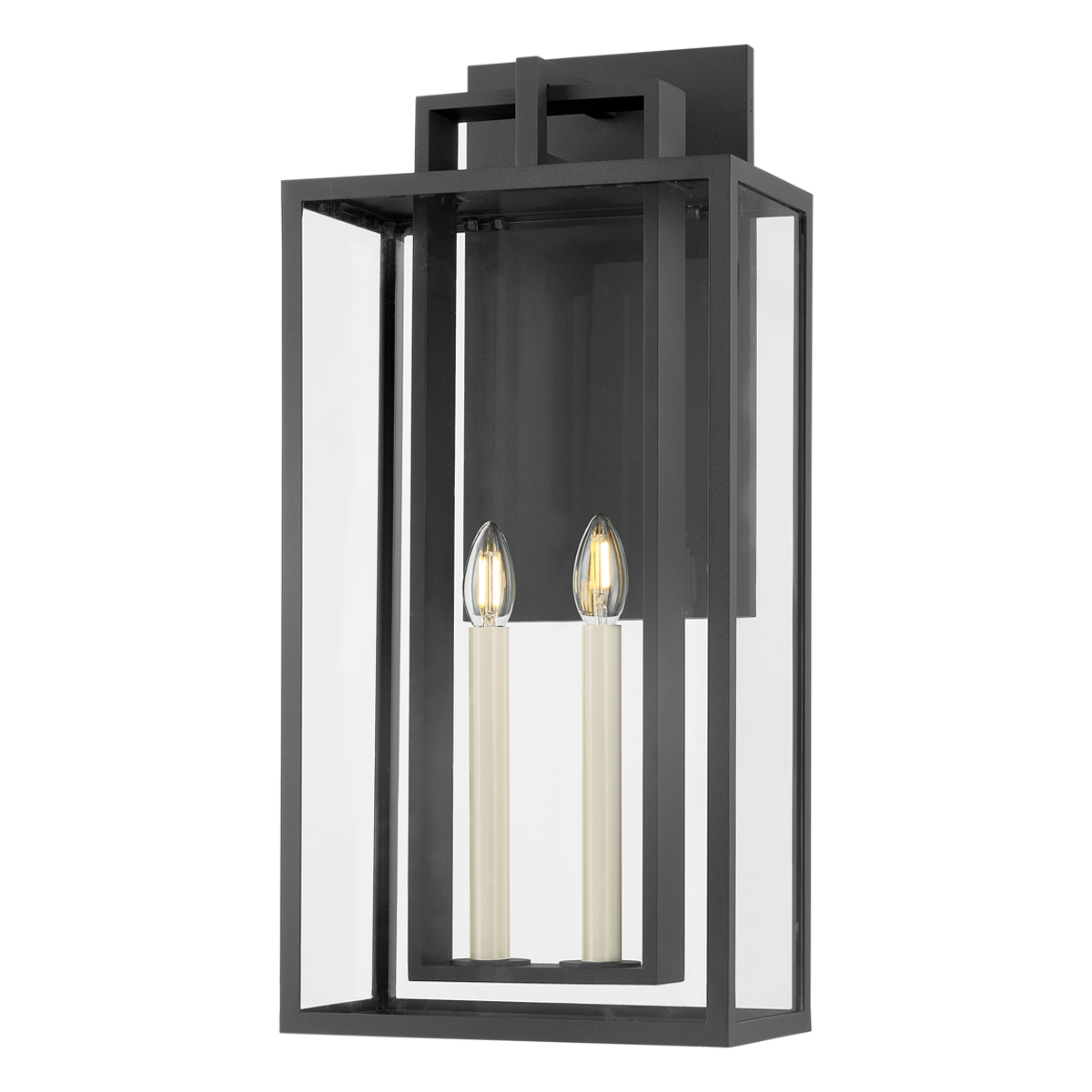 Amire Exterior Wall Sconce by Troy Lighting - Texture Black Finish