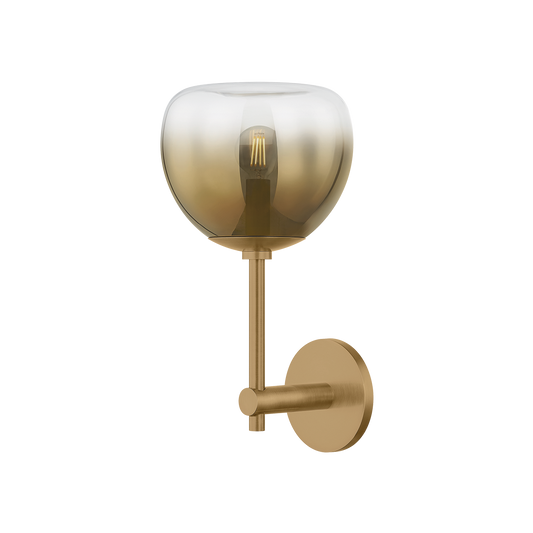 August Wall Sconce by Troy Lighting in Patina Brass Finish