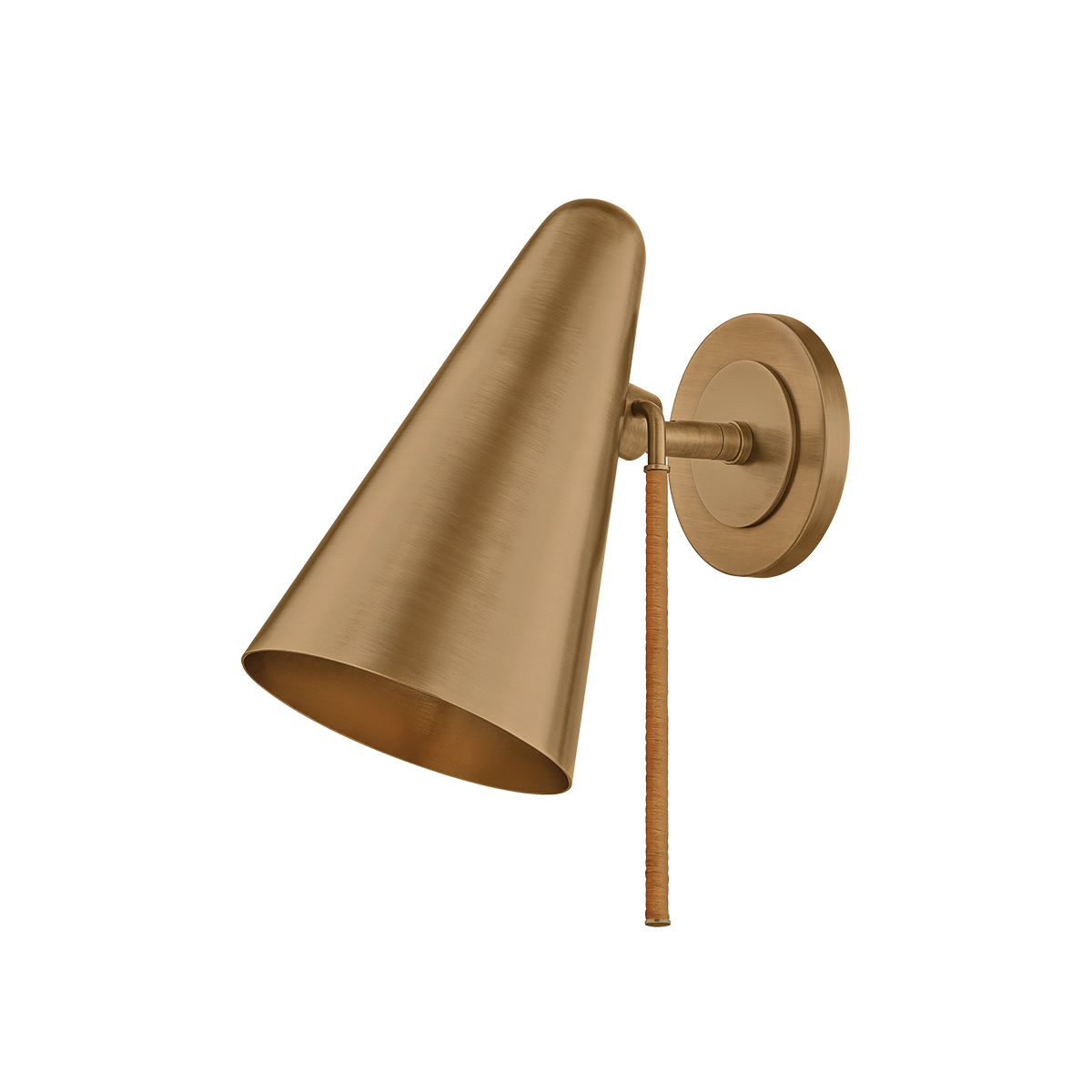 Kobe Wall Sconce by Troy Lighting in Patina Brass Finish