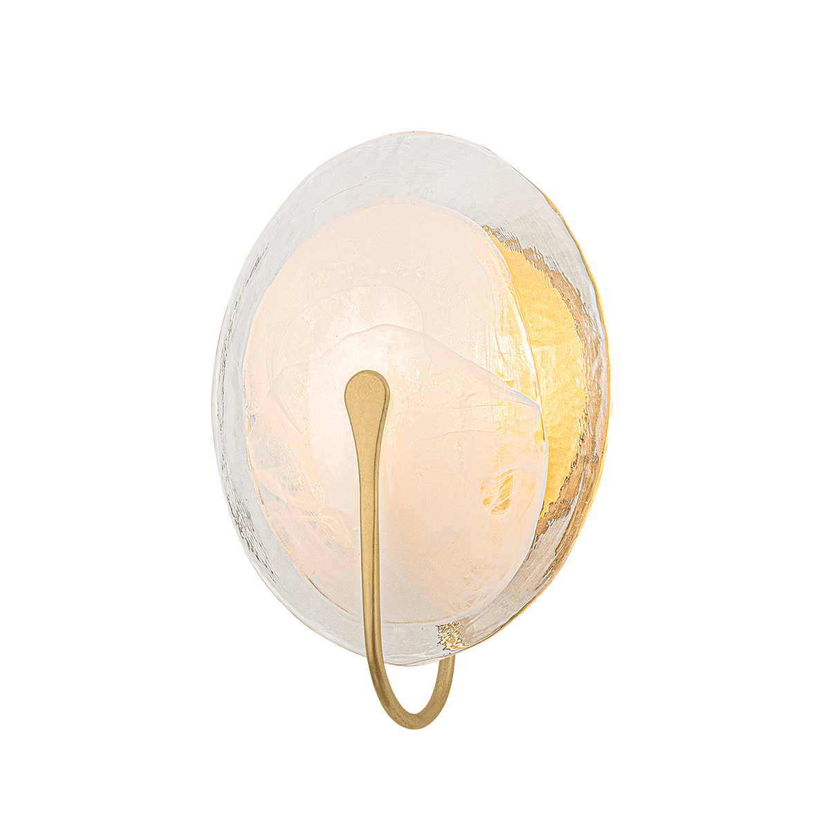 Valley Wall Sconce by Troy Lighting - Vintage Gold Leaf Finish