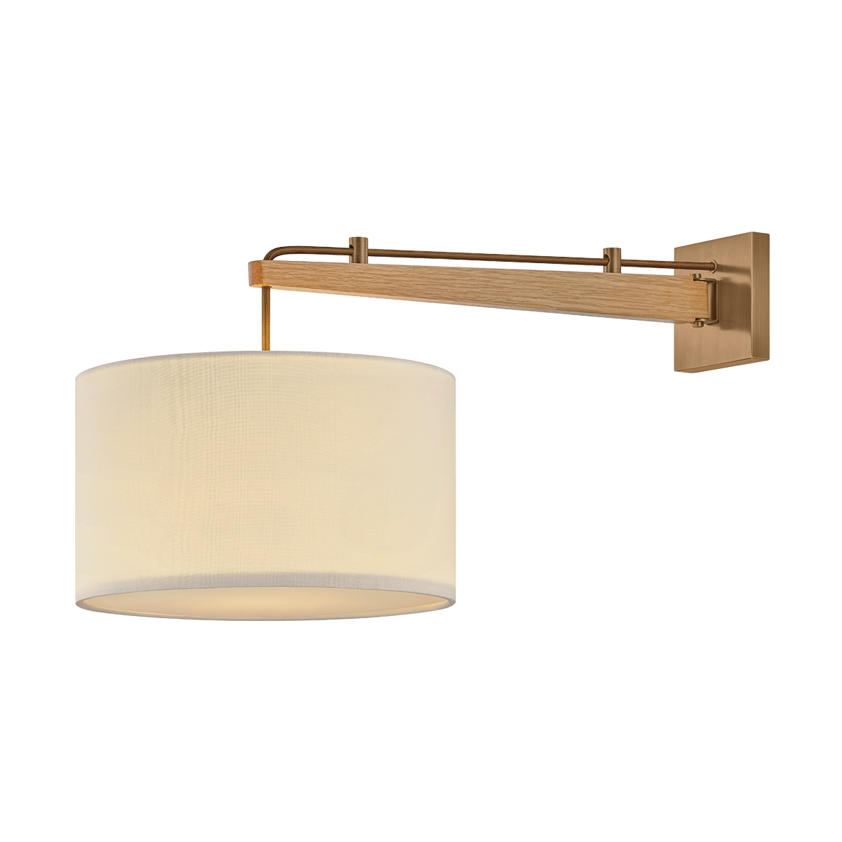 Mailo Wall Sconce by Troy Lighting in Patina Brass Finish