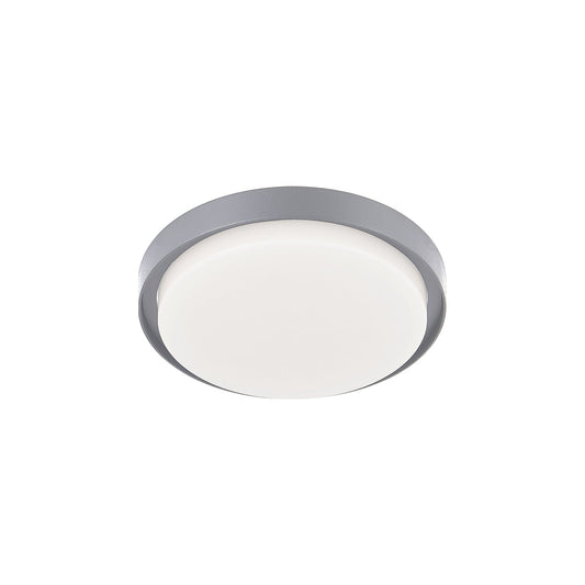 Bailey LED Exterior Ceiling in Gray Finish | Kuzco Lighting