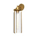 Belmont 5-in Aged Gold/Clear Water Glass 1 Light Wall/Vanity by Alora Lighting | WV536005AGWC | Alora Lighting