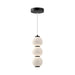 Bijou 7-in Matte Black/Opal Matte Glass LED Pendant by Alora Lighting | PD530313MBOP-UNV | Alora Lighting