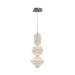Bijou 8-in Brushed Nickel/Opal Matte Glass LED Pendant by Alora Lighting | PD530341BNOP-UNV | Alora Lighting