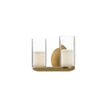 Load image into Gallery viewer, Birch LED Vanity in Brushed Gold/Clear Finish | Kuzco Lighting
