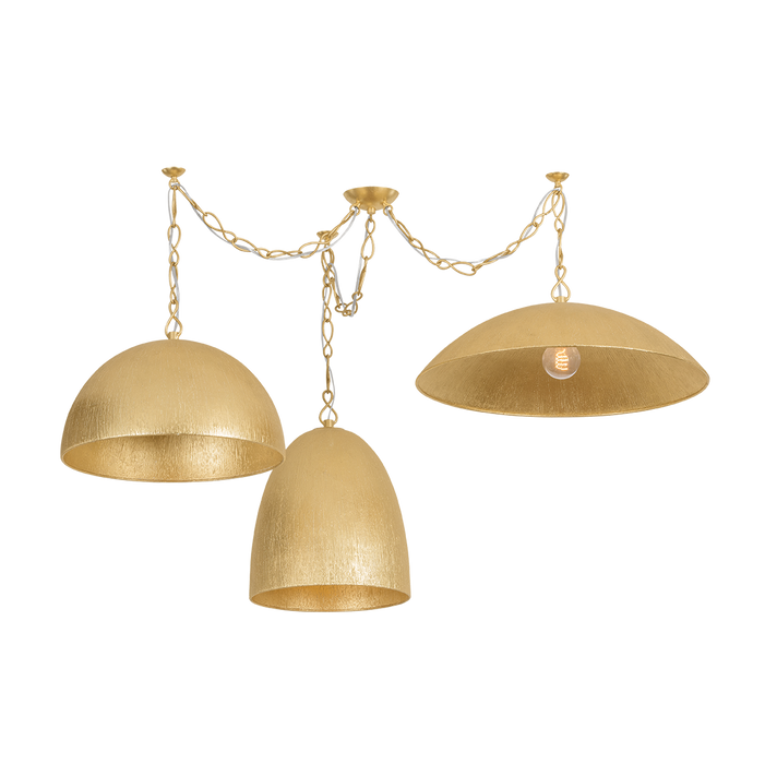 Eve Chandelier by Hudson Valley Lighting - Vintage Gold Leaf Finish