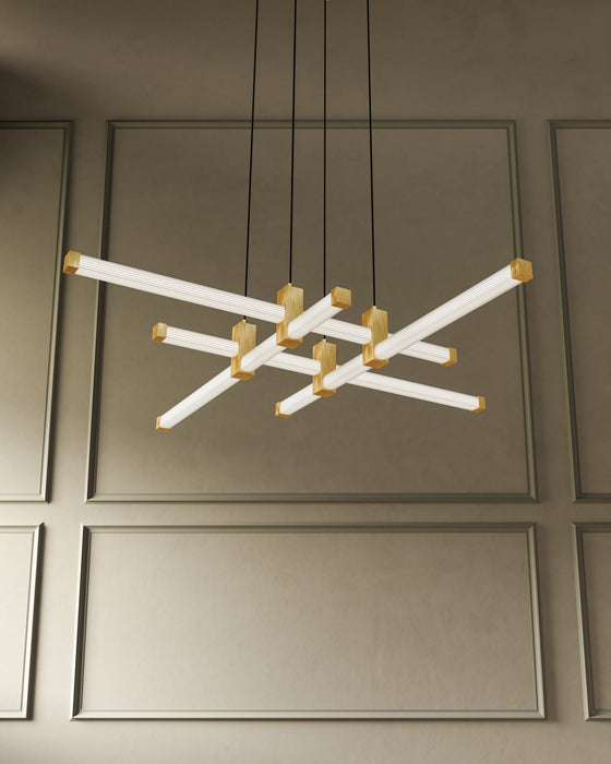 Blade LED Chandelier by Kuzco Lighting
