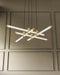 Blade LED Chandelier by Kuzco Lighting