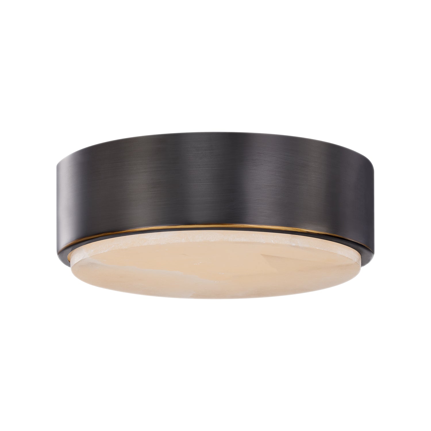 Blanco 8-in Urban Bronze/Alabaster LED Flush Mount by Alora Lighting | FM325108UBAR-5CCT | Alora Lighting