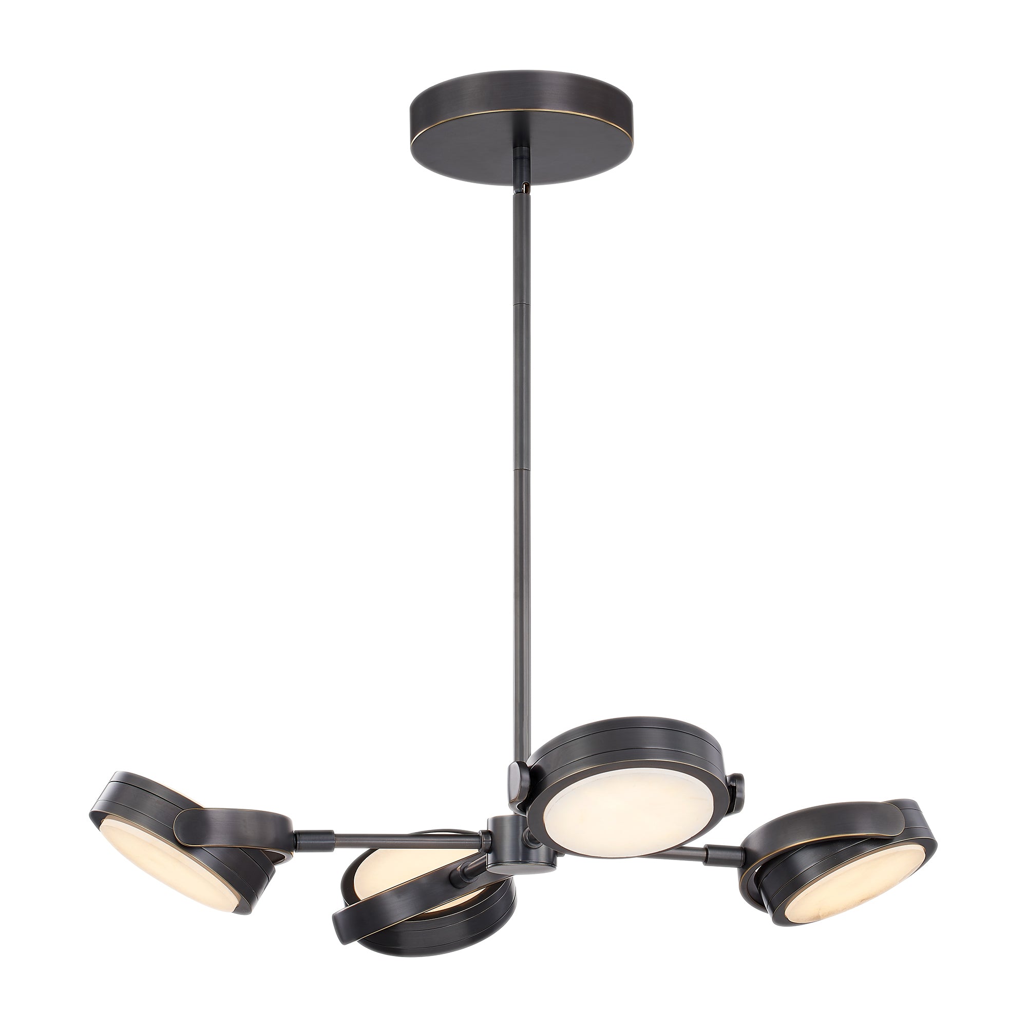Blanco 28-in Urban Bronze/Alabaster LED Pendant by Alora Lighting | PD325428UBAR-UNV-010 | Alora Lighting