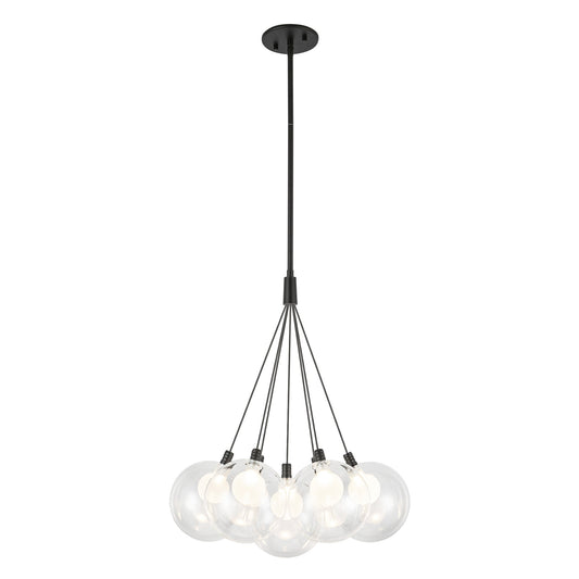 Bolla LED Chandelier in Black Finish | Kuzco Lighting