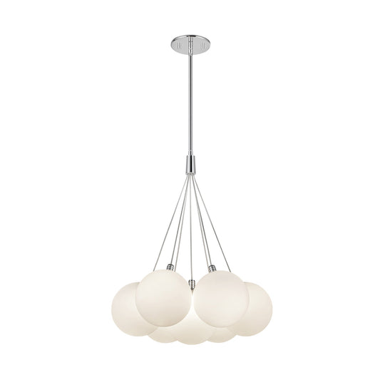 Bolla LED Chandelier in Opal Glass Finish | Kuzco Lighting