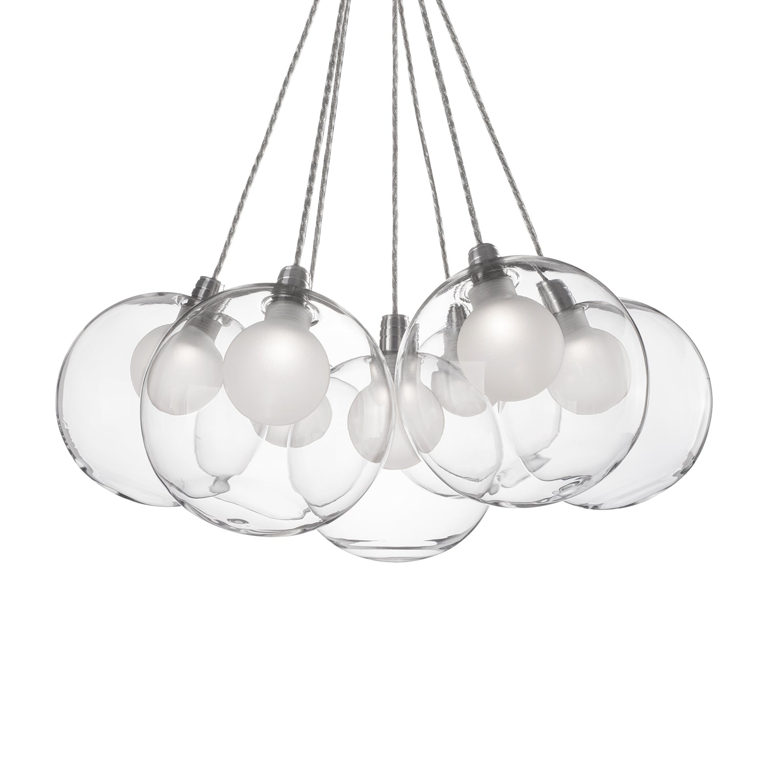 Bolla LED Chandelier in Chrome Finish | Kuzco Lighting