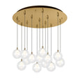 Load image into Gallery viewer, Bolla Pendant in Brushed Gold Finish | Kuzco Lighting
