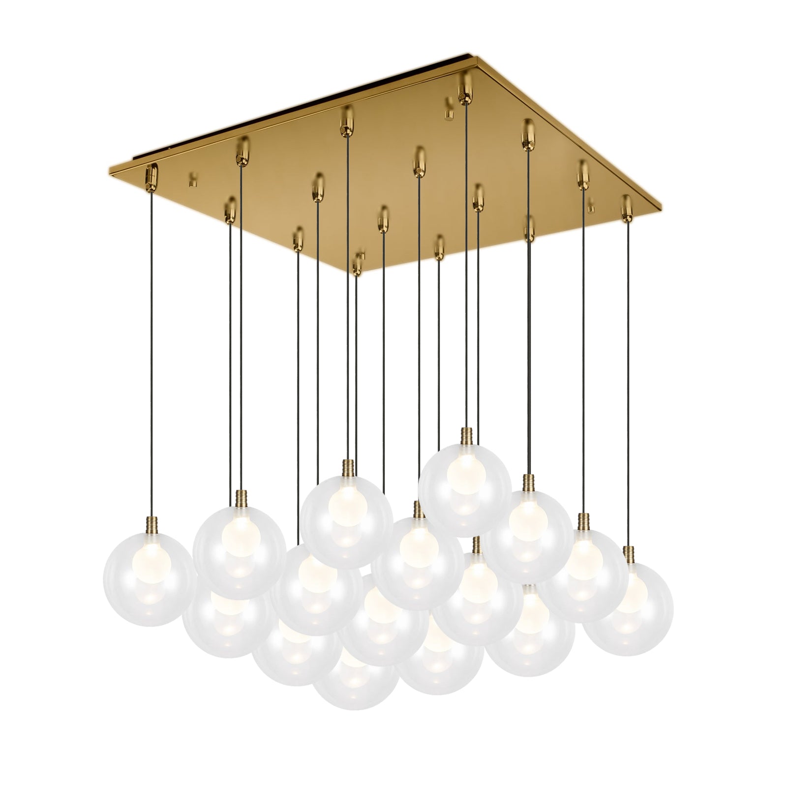 Bolla Pendant in Brushed Gold Finish | Kuzco Lighting
