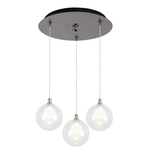 Bolla Pendant in Chrome Finish | Kuzco Lighting