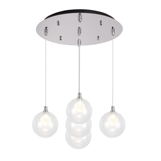 Bolla Pendant in Chrome Finish | Kuzco Lighting