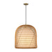 Bondi 20-in Brushed Gold/Opal Glass 1 Light Pendant by Alora Lighting | PD631920BGOP | Alora Lighting