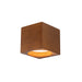 Bosco 5-in (5-in Height) Solid Wood Dimmable LED Wall Sconce with Natural Oak Finish