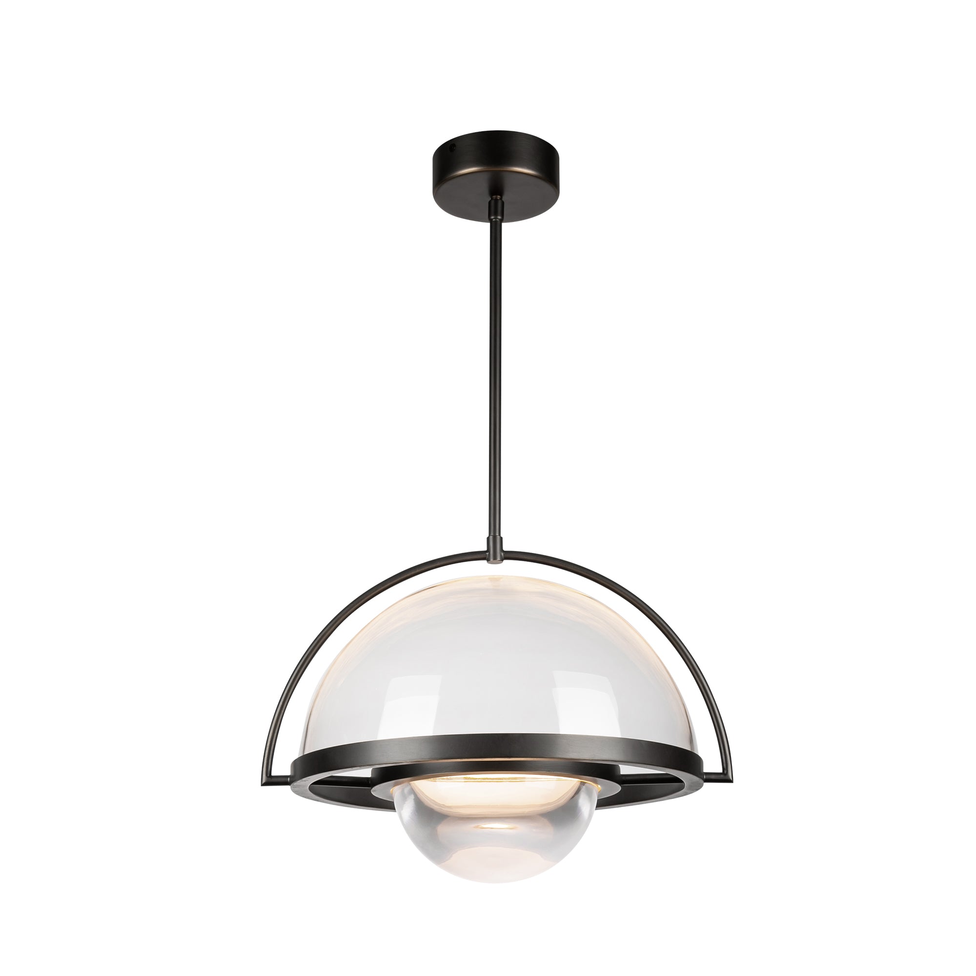 Bowery LED Pendant in Urban Bronze Finish | Kuzco Lighting
