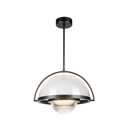 Bowery LED Pendant in Urban Bronze Finish | Kuzco Lighting