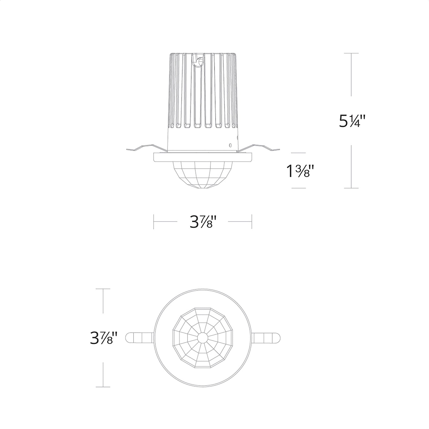 Vega Recessed Light Diagram