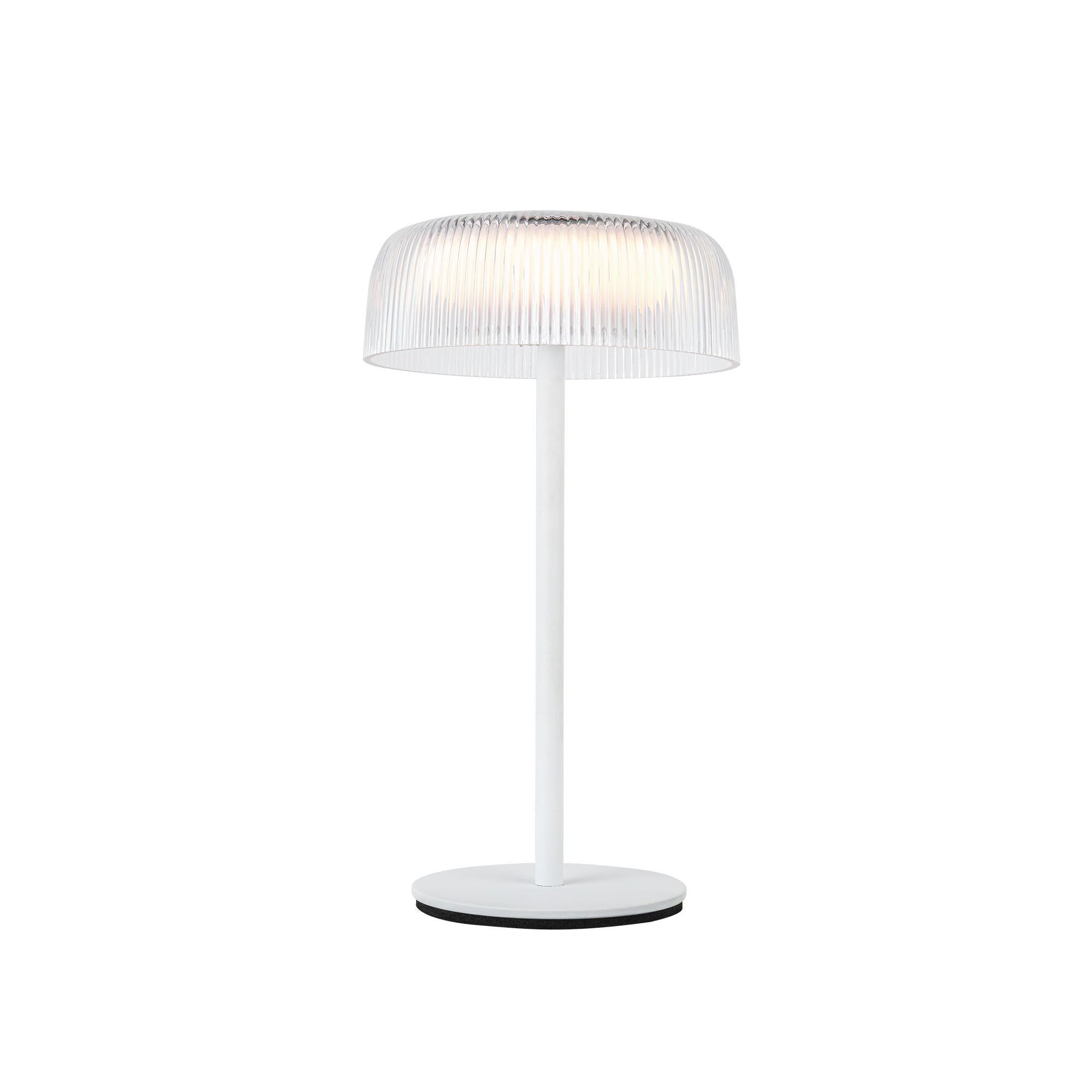 Brilla LED Table Lamp in White Finish | Kuzco Lighting