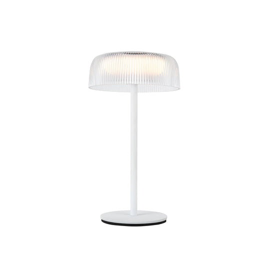 Brilla LED Table Lamp in White Finish | Kuzco Lighting