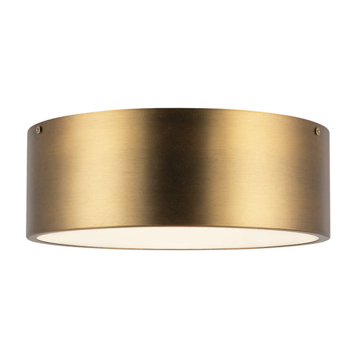 Brisbane 11-in Aged Gold 2 Lights Flush Mount by Alora Lighting | FM556012AG | Alora Lighting