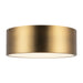 Brisbane 11-in Aged Gold 2 Lights Flush Mount by Alora Lighting | FM556012AG | Alora Lighting