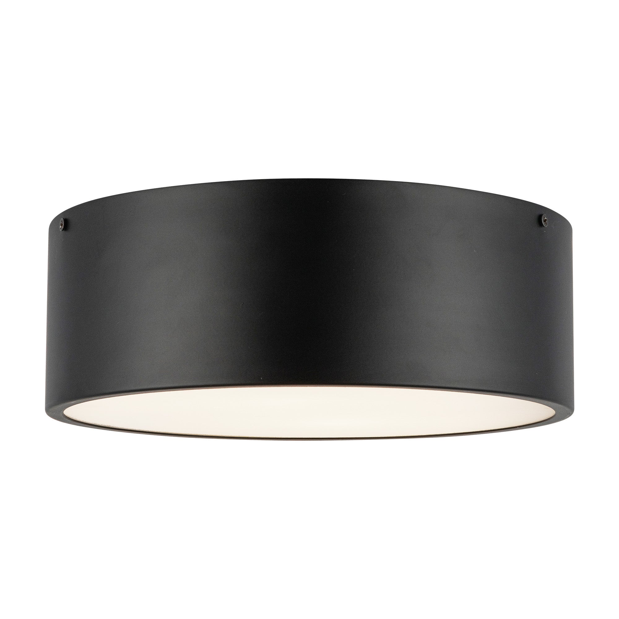 Brisbane 12-in Matte Black 2 Lights Flush Mount by Alora Lighting | FM556012MB | Alora Lighting