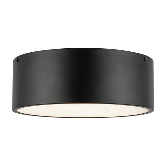 Brisbane 12-in Matte Black 2 Lights Flush Mount by Alora Lighting | FM556012MB | Alora Lighting