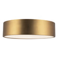 Load image into Gallery viewer, Brisbane 16-in Aged Gold 3 Lights Flush Mount by Alora Lighting | FM556016AG | Alora Lighting
