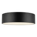 Brisbane 16-in Matte Black 3 Lights Flush Mount by Alora Lighting | FM556016MB | Alora Lighting