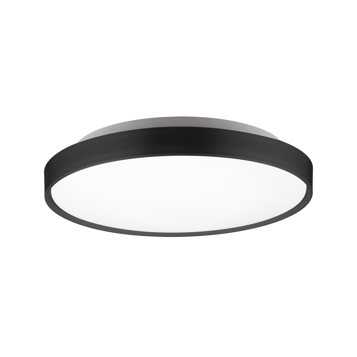 Brunswick LED Flush Mount in Black Finish | Kuzco Lighting
