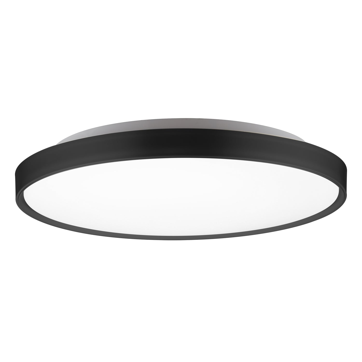 Brunswick LED Flush Mount in Black Finish | Kuzco Lighting