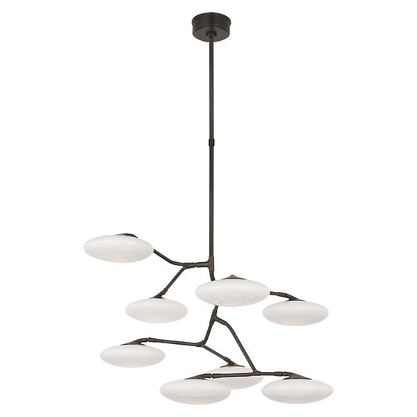 Brindille Foyer LED Chandelier Gun Metal