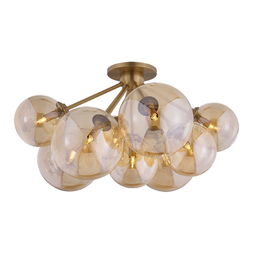 Santee Semi Flush by Troy Lighting by C1048-PBR