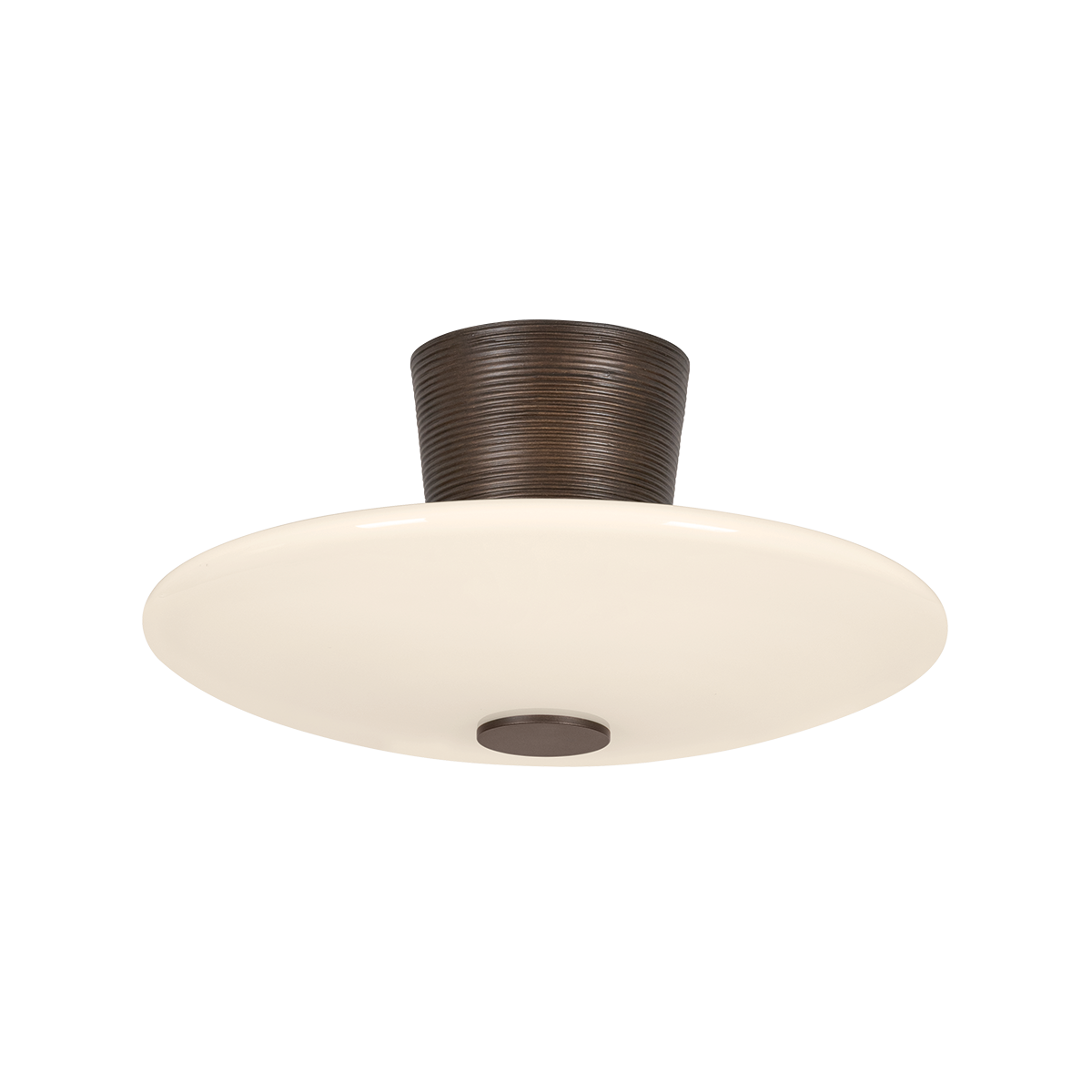 Albus Semi-Flush by Troy Lighting in Bronze Leaf Finish