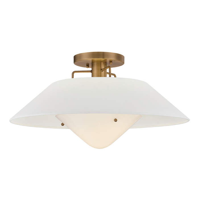 Otto Semi Flush by Troy Lighting by C8422-PBR