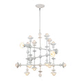 Load image into Gallery viewer, Cadence 29-in Antique White 18 Lights Chandelier by Alora Lighting | CH328129AW | Alora Lighting
