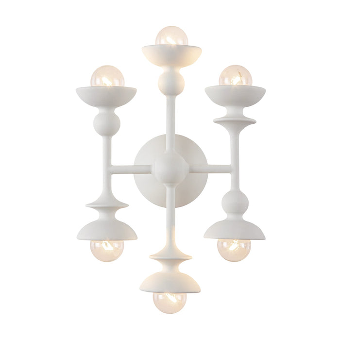 Cadence 11-in Antique White 6 Lights Wall/Vanity by Alora Lighting | WV328611AW | Alora Lighting