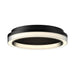 Calix LED Flush Mount in Black Finish | Kuzco Lighting