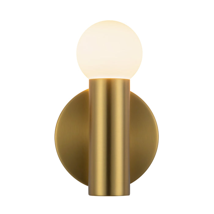Calla 8-in Brushed Gold Dimmable LED Wall Sconce