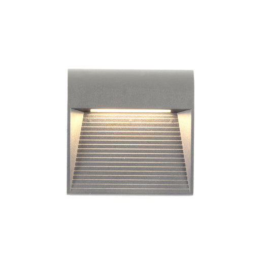 Casa LED Exterior Wall Sconce in Grey Finish | Kuzco Lighting