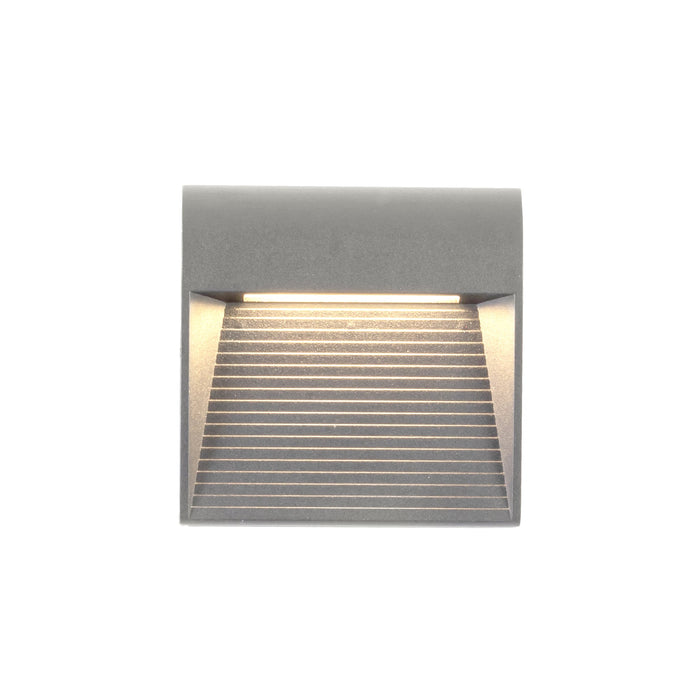 Casa LED Exterior Wall Sconce in Grey Finish | Kuzco Lighting