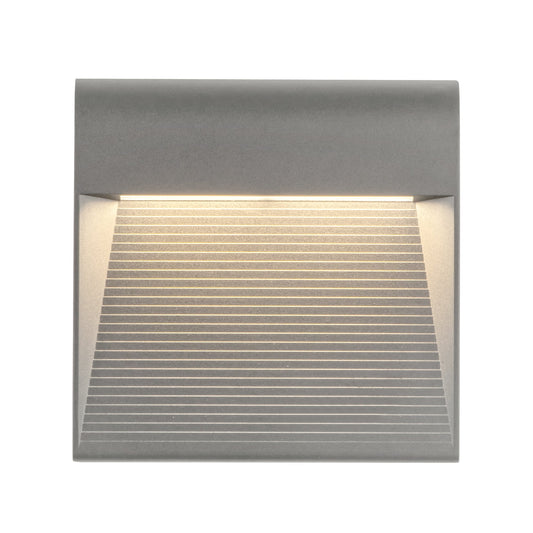 Casa LED Exterior Wall/Step Light in Gray Finish | Kuzco Lighting